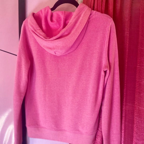 Y2k Vintage Victoria’s Secret PINK Pink Pullover Hoodie Jacket Women’s Small - Picture 3 of 3